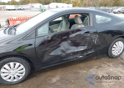 2012 Honda Civic Lx z USA, uszkodzony, nr VIN 2HGFG3B59CH513748